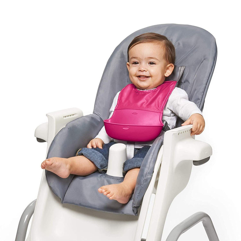 OXO - Bavoir à manches pour bébé - Rose