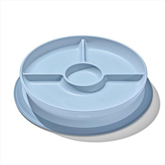 OXO - Stick & Stay Suction Divided Plate