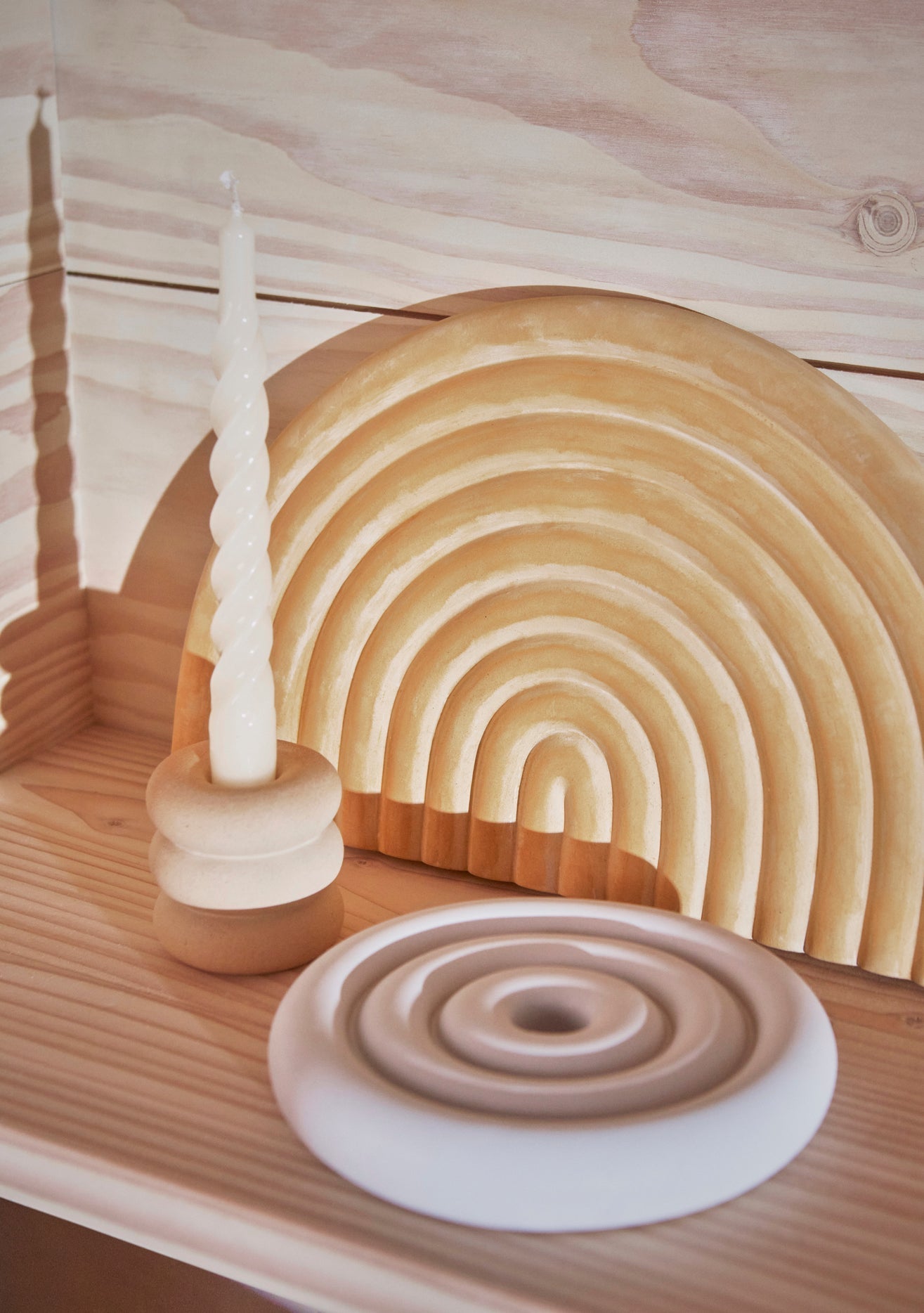 Savi Ceramic Candleholder - Low