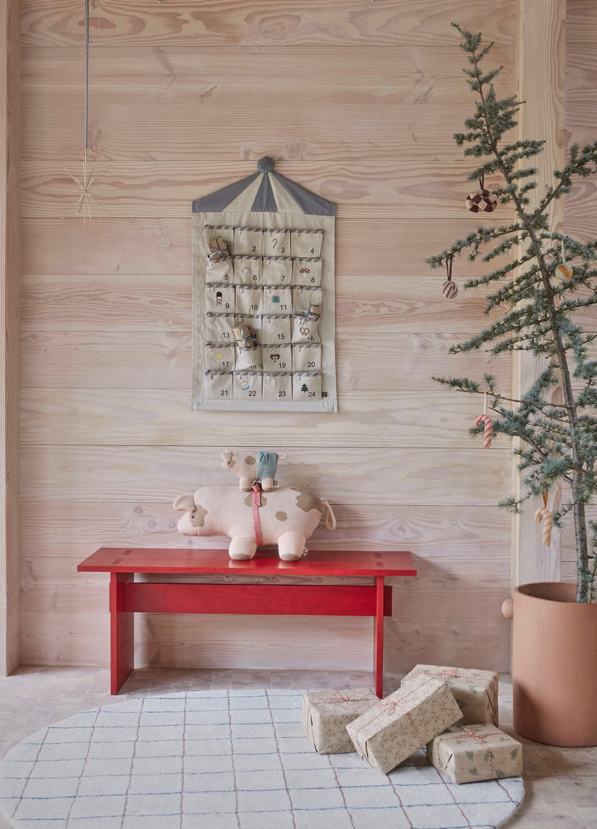 Circus Christmas Calendar - Beige / Blue