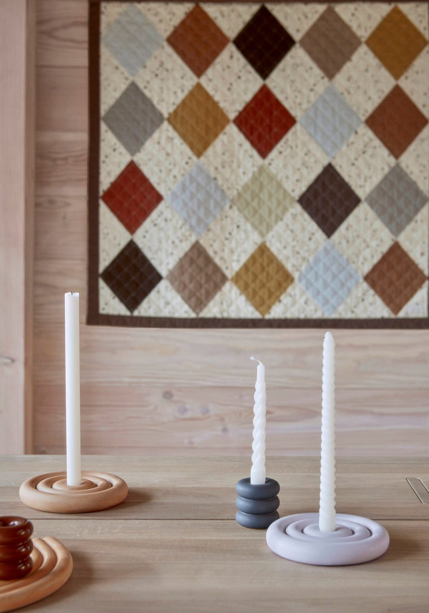 Savi Ceramic Candleholder - High