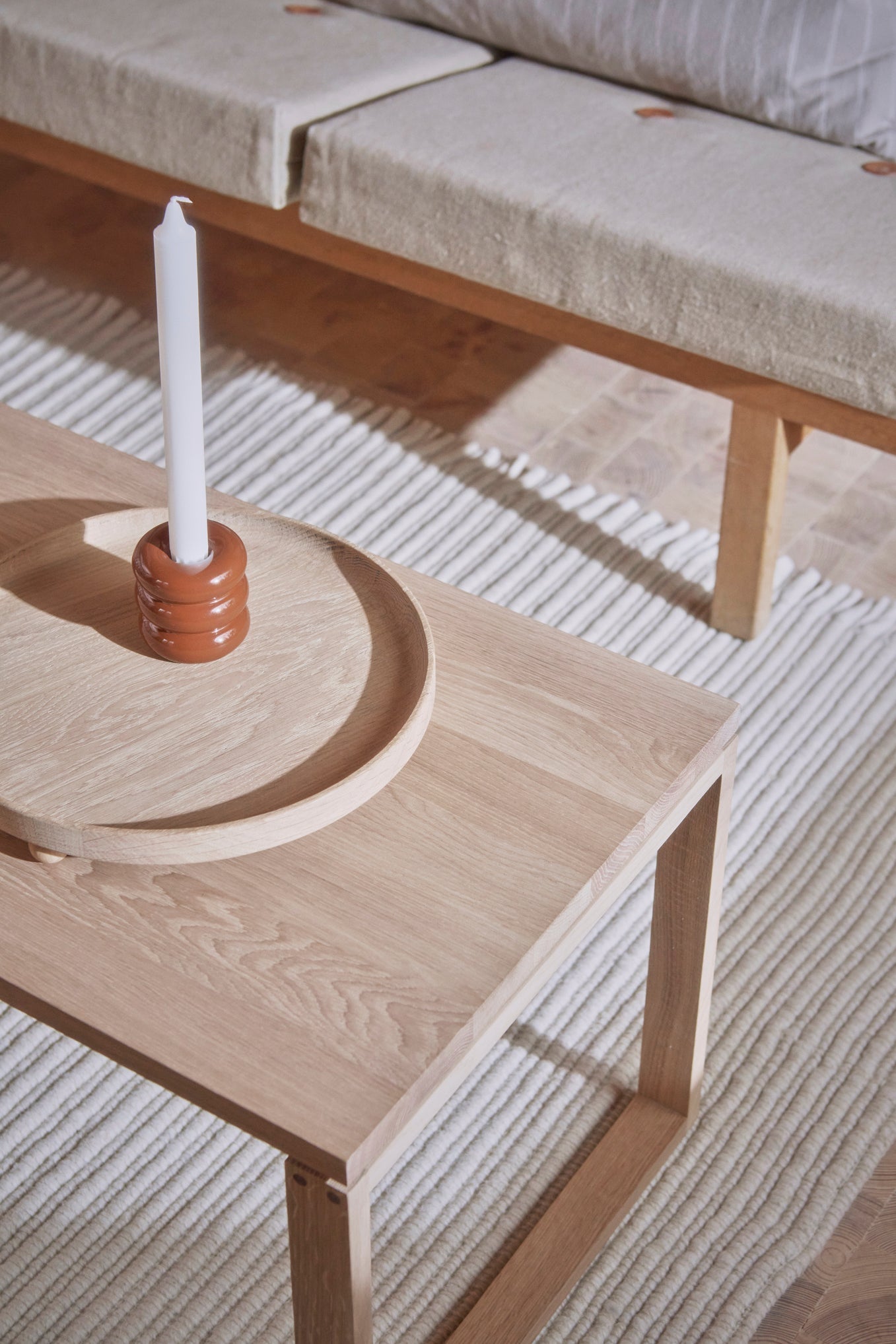 Savi Ceramic Candleholder - High