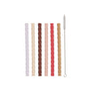 Mellow Silicone Straw - Pack of 6 - Warm colors