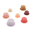 Tawa Silicone Stacking Cups - Rose mix