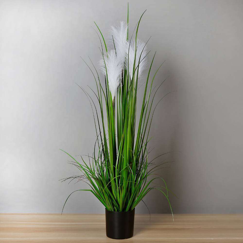 Ozie Artificial Reed Grass Potted Plant 35