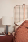 Gobi Bed Cover - Stripe - Caramel / Offwhite