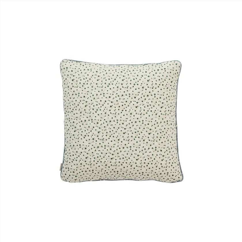 Cushion Aya Quilted - Brown / Offwhite