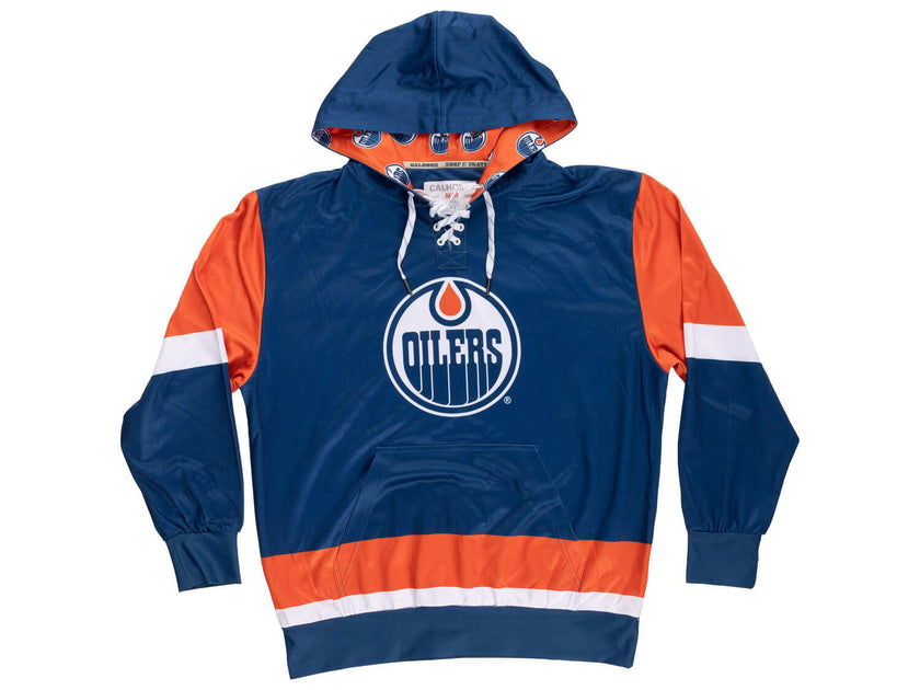Edmonton Oilers Hockey Lace Hoodie