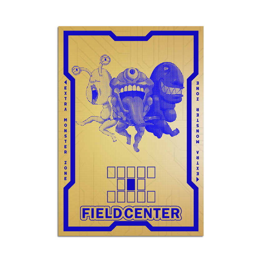 Centre de jeu de cartes Ojama Trio Metal Field