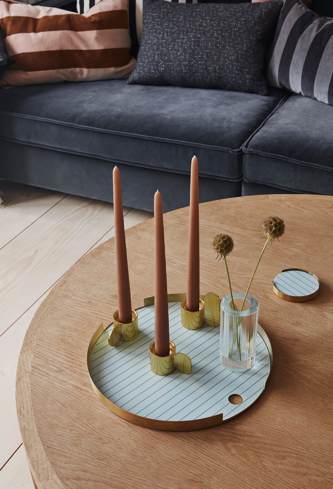 Oka Tray - Brass