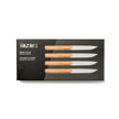 Hazaki Steak Knives 4 pc Kit - Olive Wood