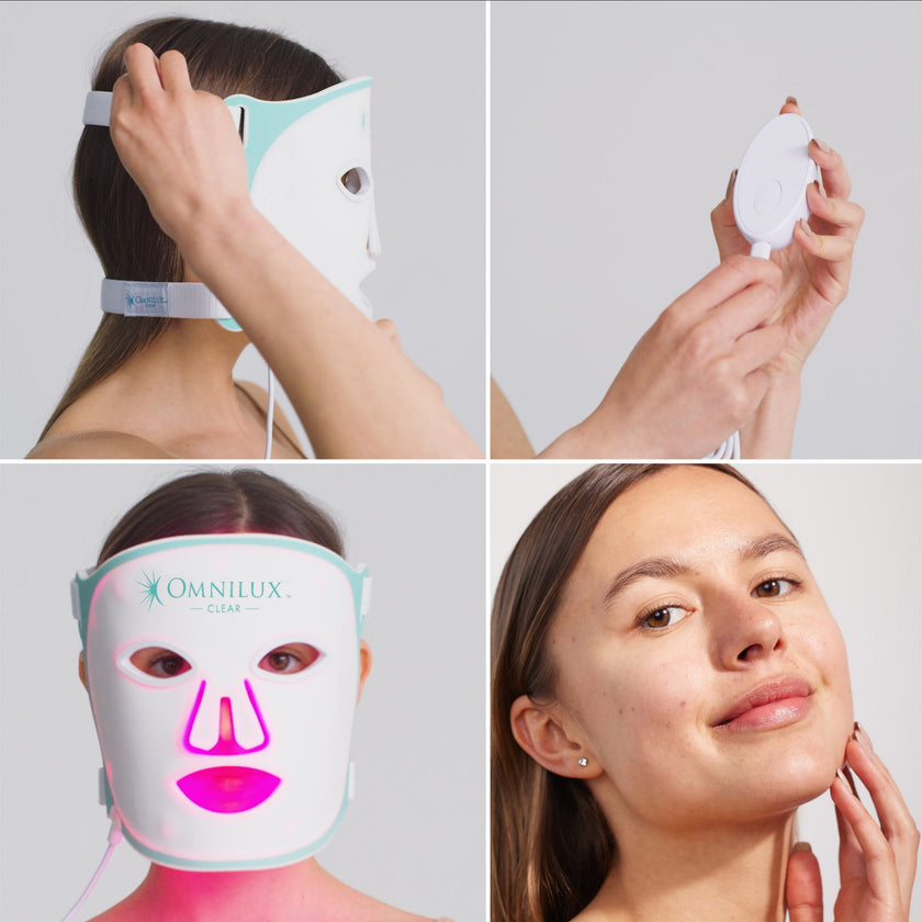 Omnilux Clear + Neck & Décolleté + Contour Glove