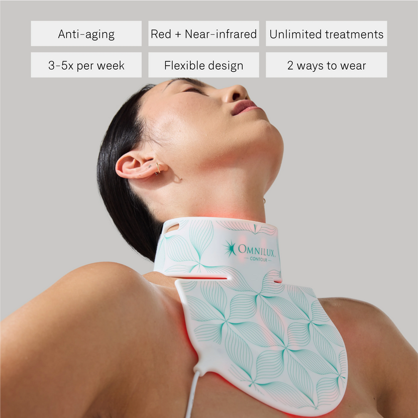 Omnilux Clear + Neck & Décolleté + Contour Glove