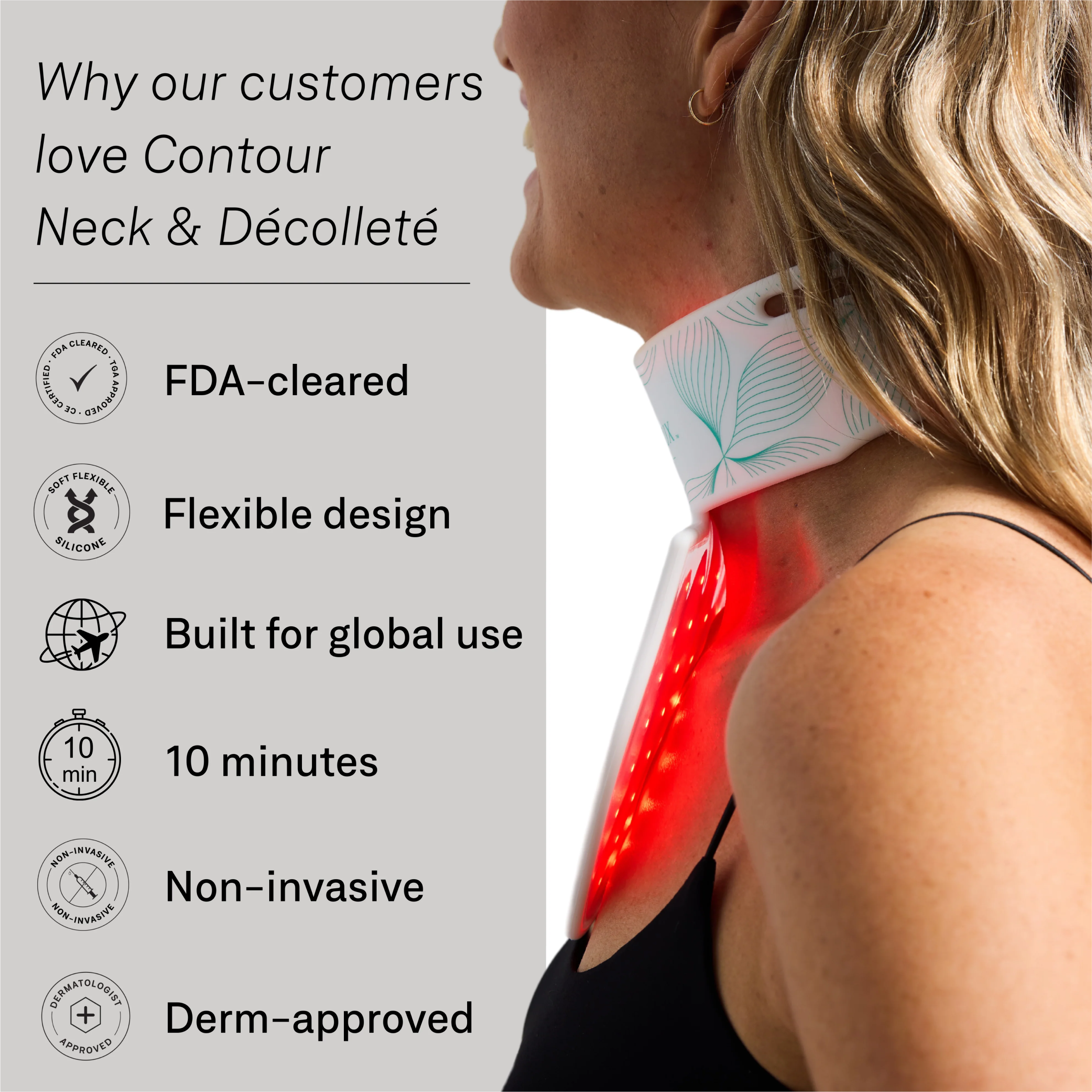 Omnilux Face Contour + Men + Neck & Décolleté