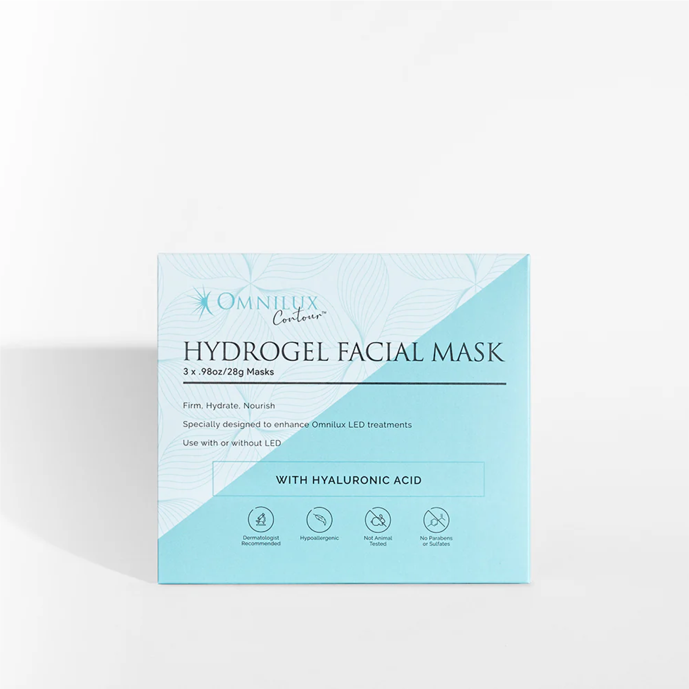 Omnilux Hydrogel Facial Mask (3 pack)