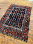 Antique Persian Afshar Rug | 7’ 4