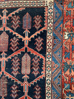 Antique Persian Afshar Rug | 7’ 4