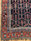 Antique Persian Afshar Rug | 7’ 4