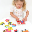 BANANA PANDA - ON-THE-GO - 20pc PUZZLE - VEHICLES (2+)