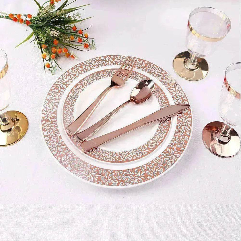 One-time Plastic Tableware, Including 90 Forks, 90 Knives And 90 Spoons