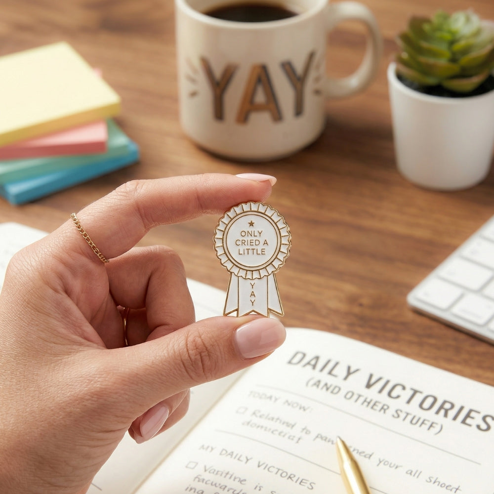 Only Cried a Little (Award Ribbon) | Collectible Pin