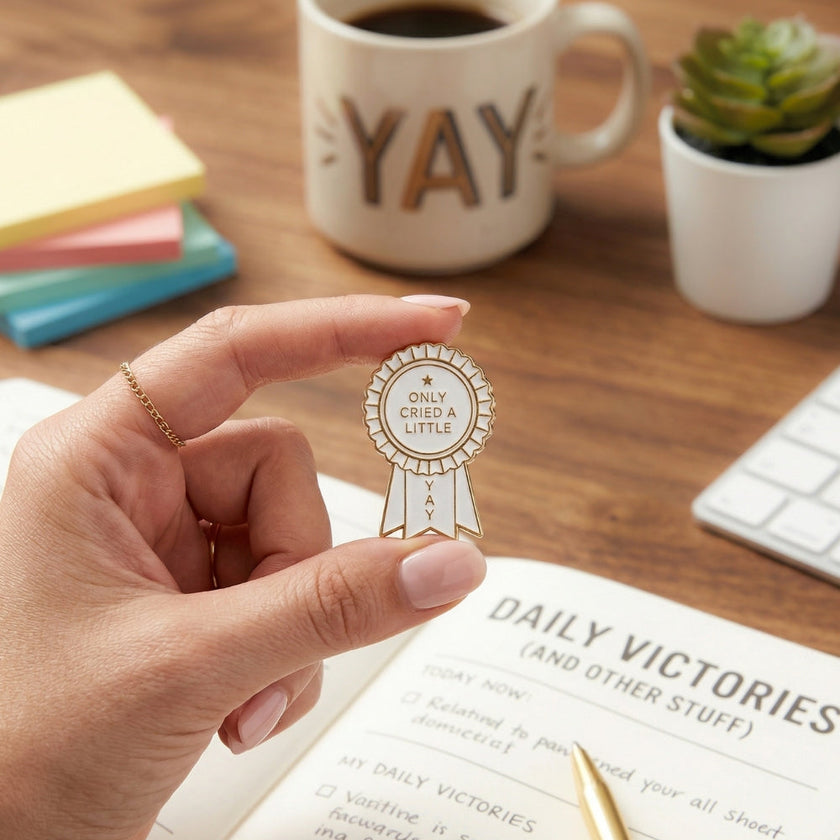 Only Cried a Little (Award Ribbon) | Collectible Pin