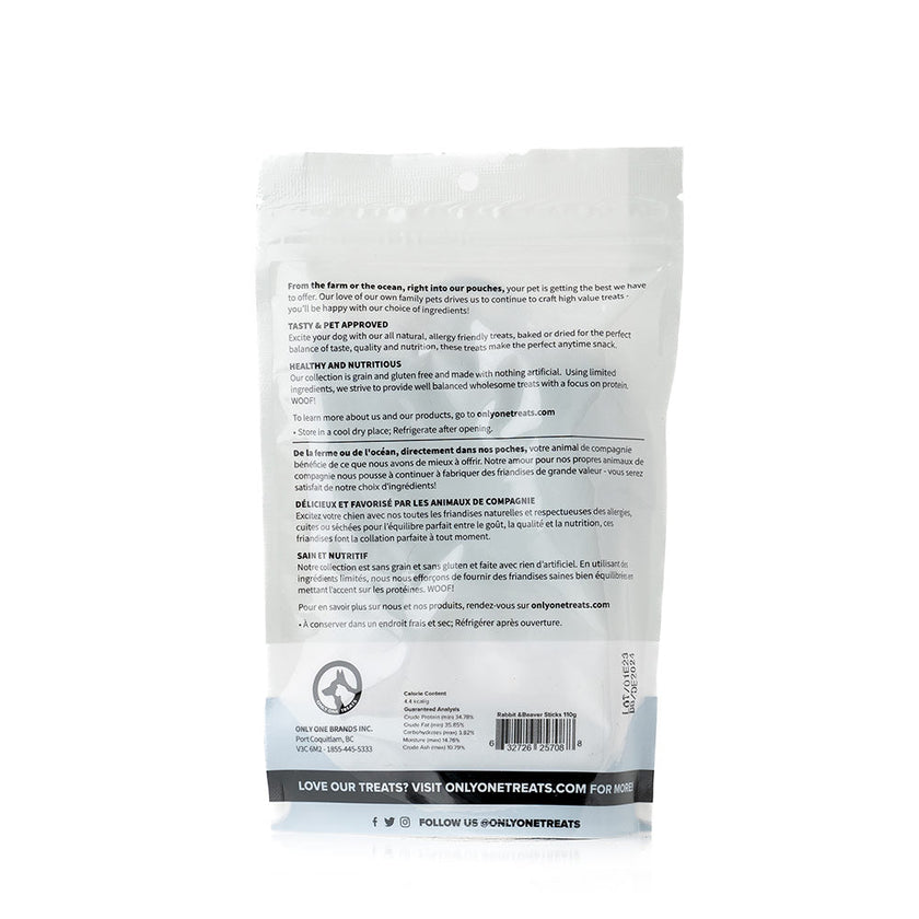 Rabbit & Beaver Sticks 70g
