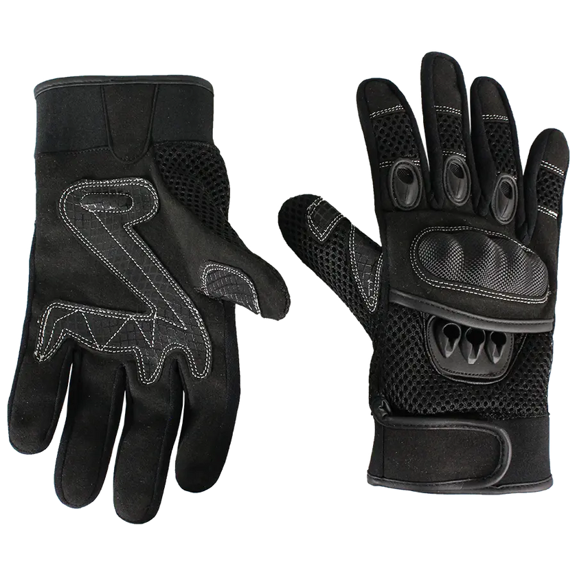 Open Road Hard Knuckle Mesh Motorcycle Gloves