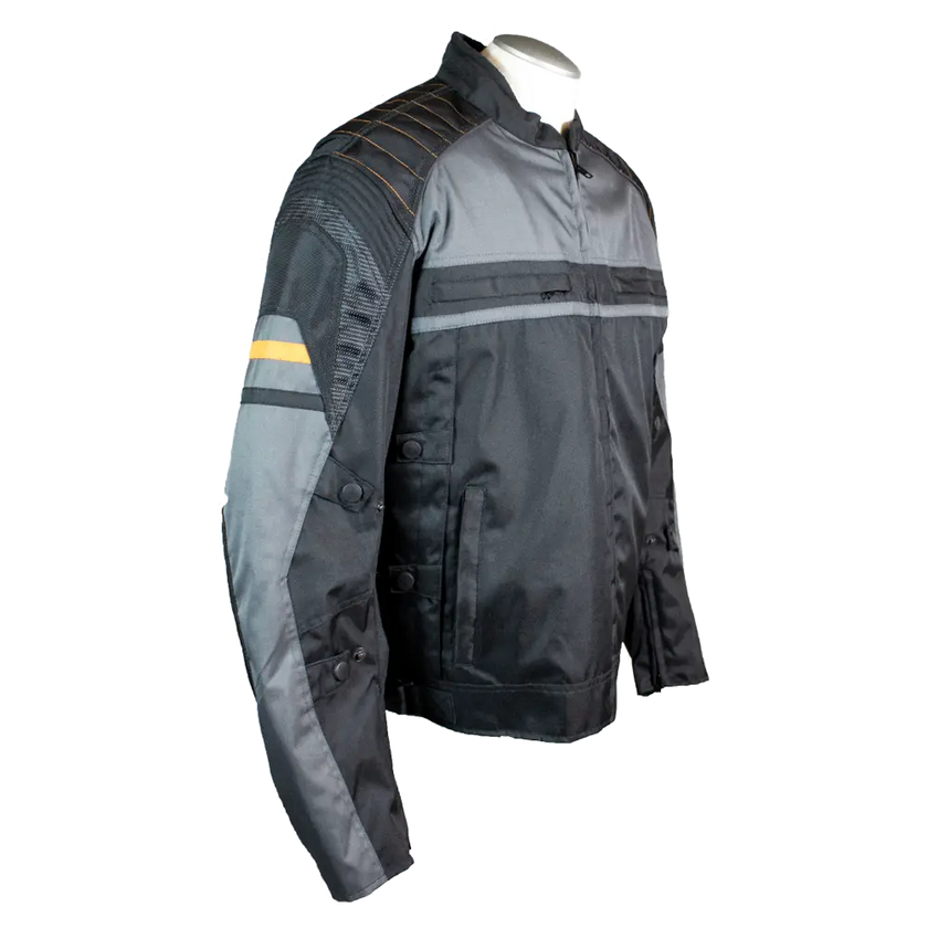 Open Road Men's Armored Textile Motorcycle Jacket