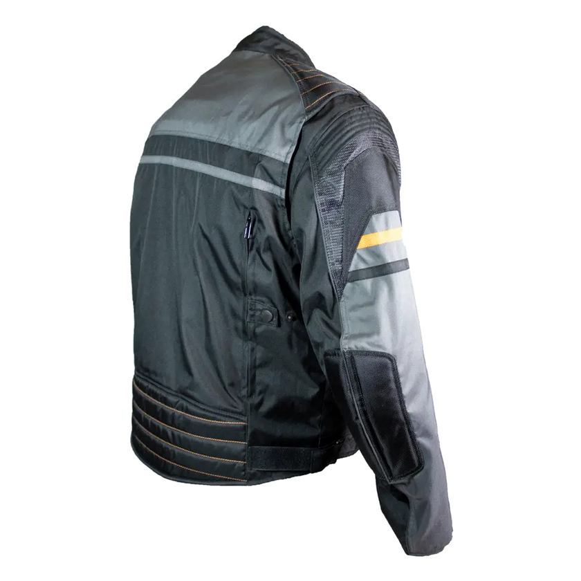 Open Road Men's Armored Textile Motorcycle Jacket