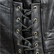 Open Road Men's Classic Leather Motorcycle Jacket