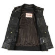 Open Road Men's Distressed Leather Club Vest