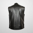 Open Road Men's Flannel Lined Leather Club Vest