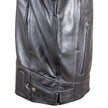 Open Road Men's Leather Armored Riding Jacket