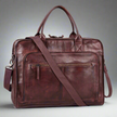 MET Two Handle Messenger Laptop Leather Bag