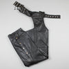 Open Road Women's Braid Detail Premium Leather Chaps