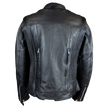 Open Road Women's Racer Leather Motorcycle Jacket