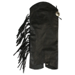 Open Road Women's Side Fringe Leather Half Chaps