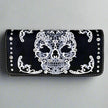 Open Road Women's Sugar Skull Faux Leather Trifold Wallet