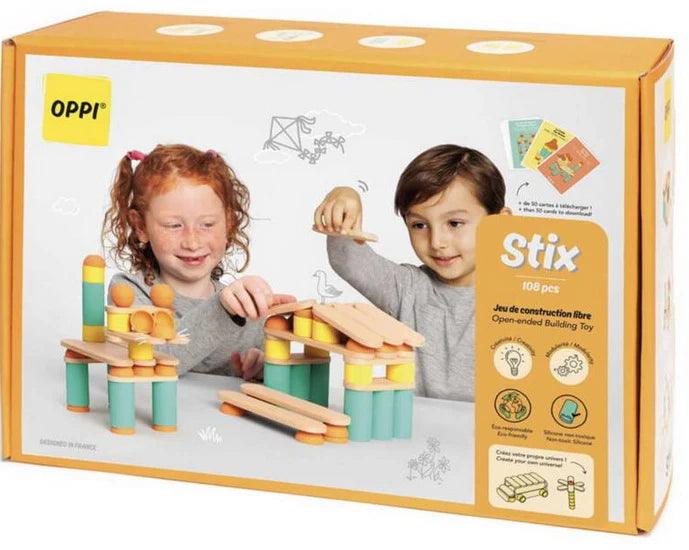 Oppi Toys - Stix - 108 Pieces