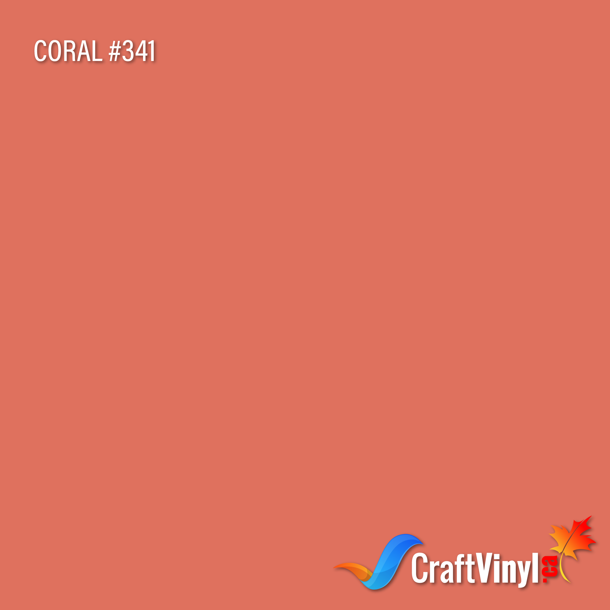 Oracal 651 Coral Vinyl #341
