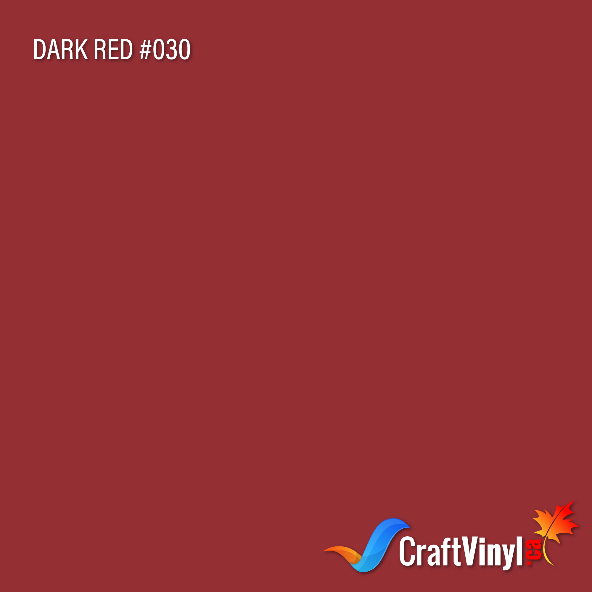 Oracal 651 Glossy Dark Red Vinyl #030