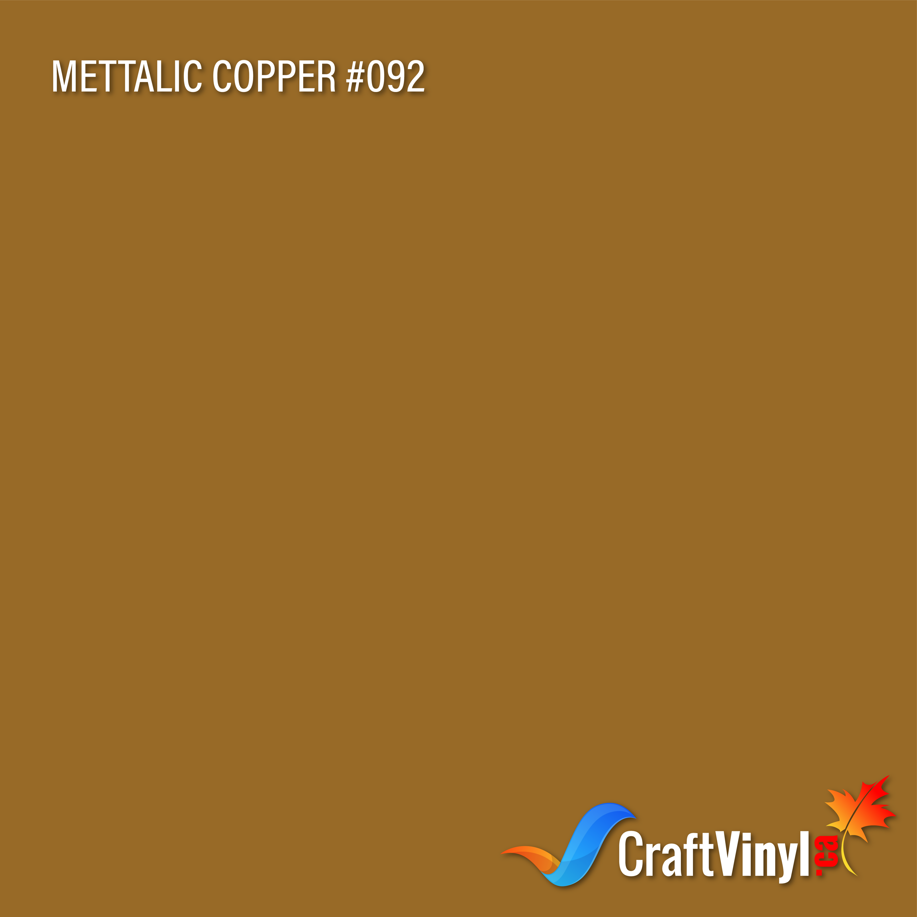 Oracal 651 Metallic Copper Vinyl #092