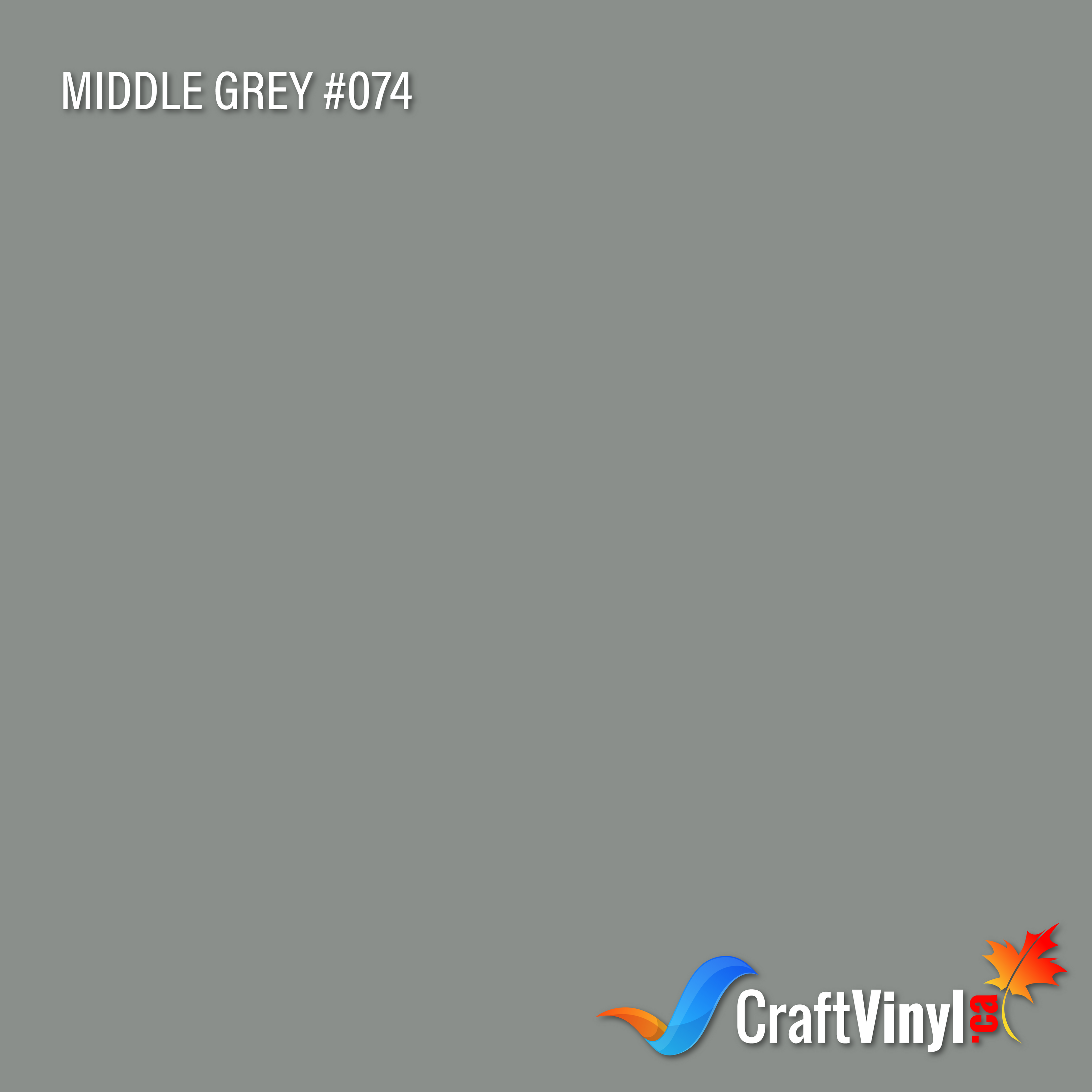 Oracal 651 Gloss Middle Grey Vinyl #074