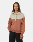 TreeFleece 1/4 Button Mock Neck