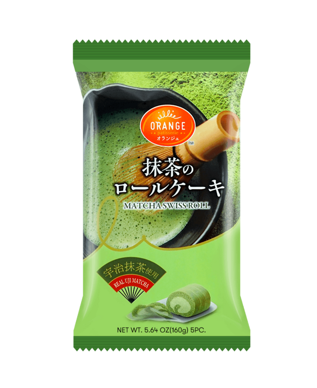 FZN: Orange Matcha Swiss Roll (160G)