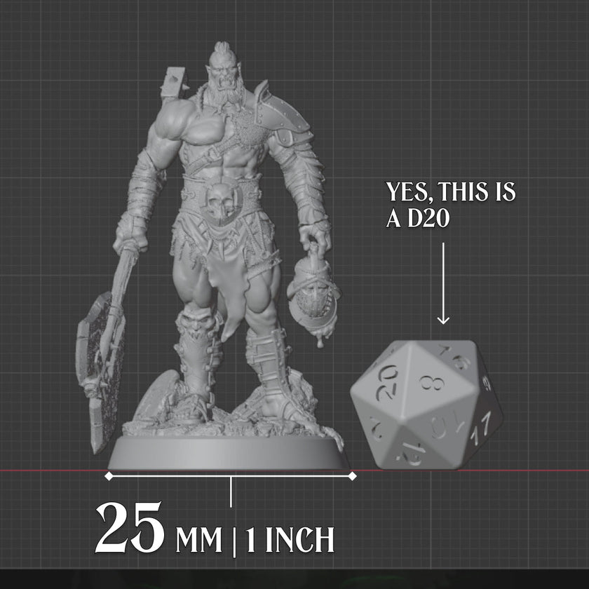 Orc Barbarian | Greataxe | 5e