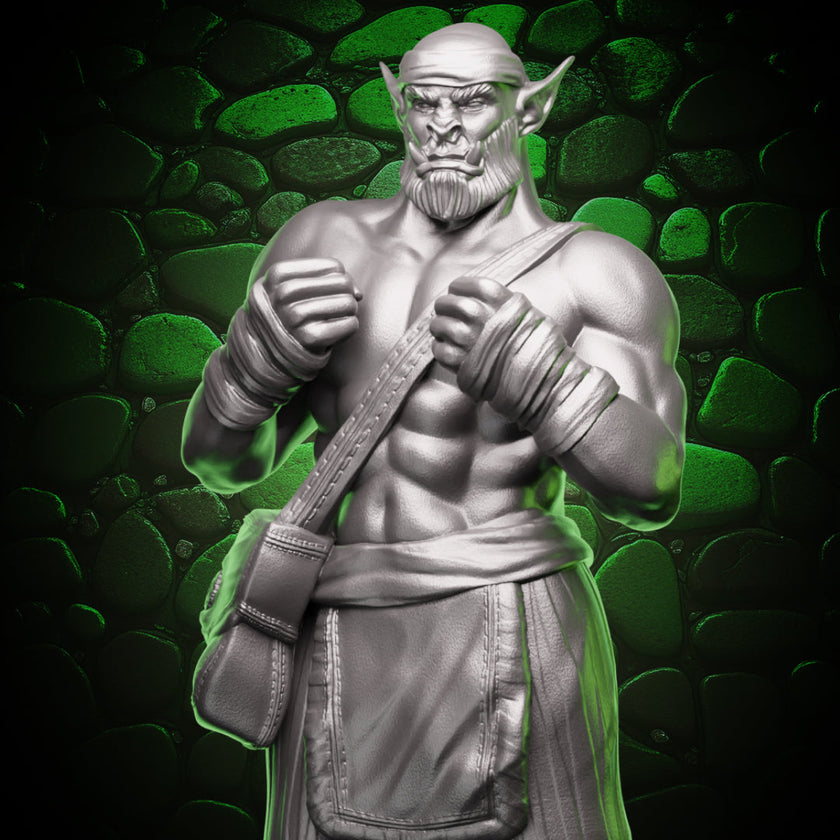 Orc Monk - Unarmoured | 5e