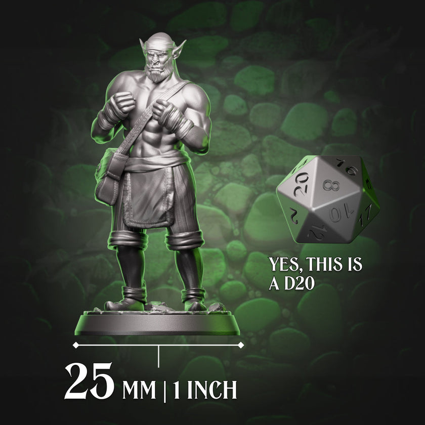 Orc Monk - Unarmoured | 5e