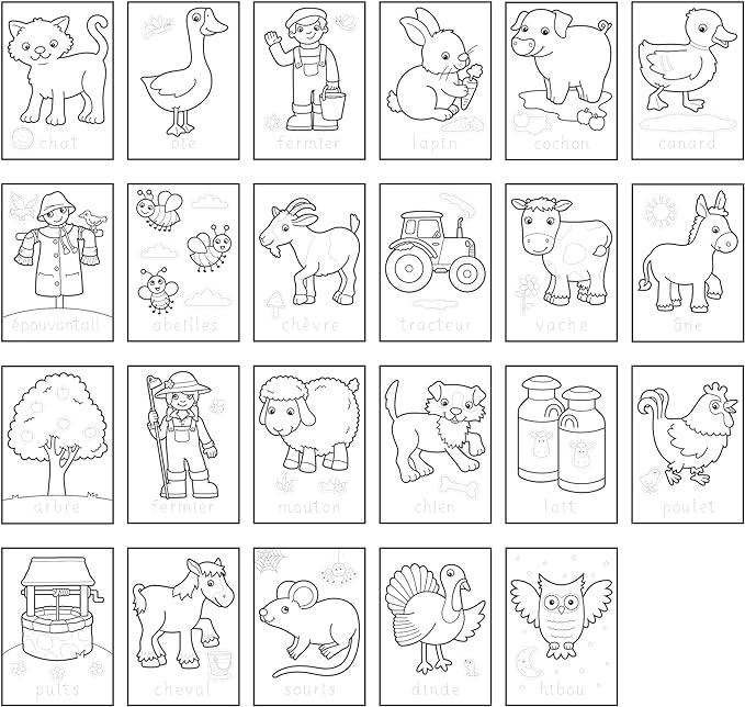 Orchard Toys - Cahier � Colorier D'Autocollants De La Ferme